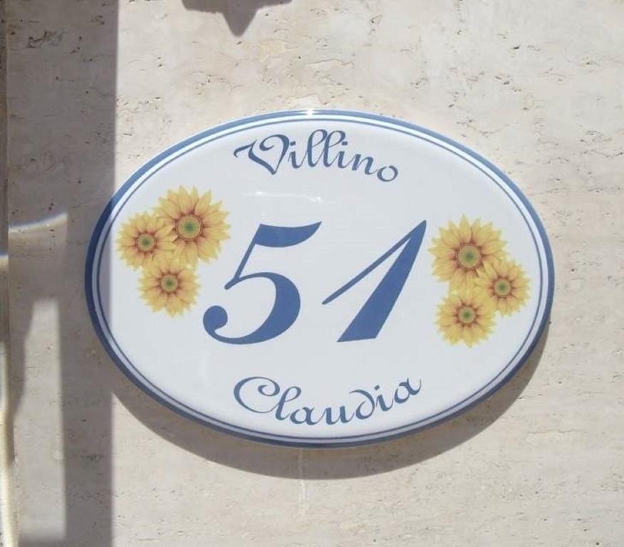 切萨雷奥港Villino Claudia 30 Mt Mare别墅 外观 照片